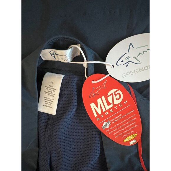 Greg Norman Ml75 Team Pull-on Skort Golf Size 10 Navy Blue with Red New with Tag - Picture 6 of 6